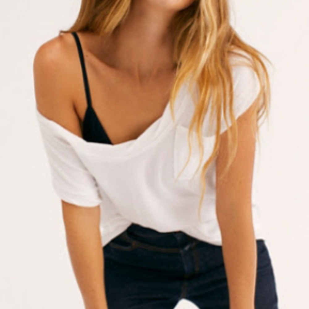 We The Free Courtney Hacci Muscle Tee- White
